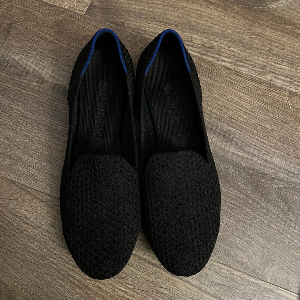 Rothy’s Loafers in Black Honeycomb